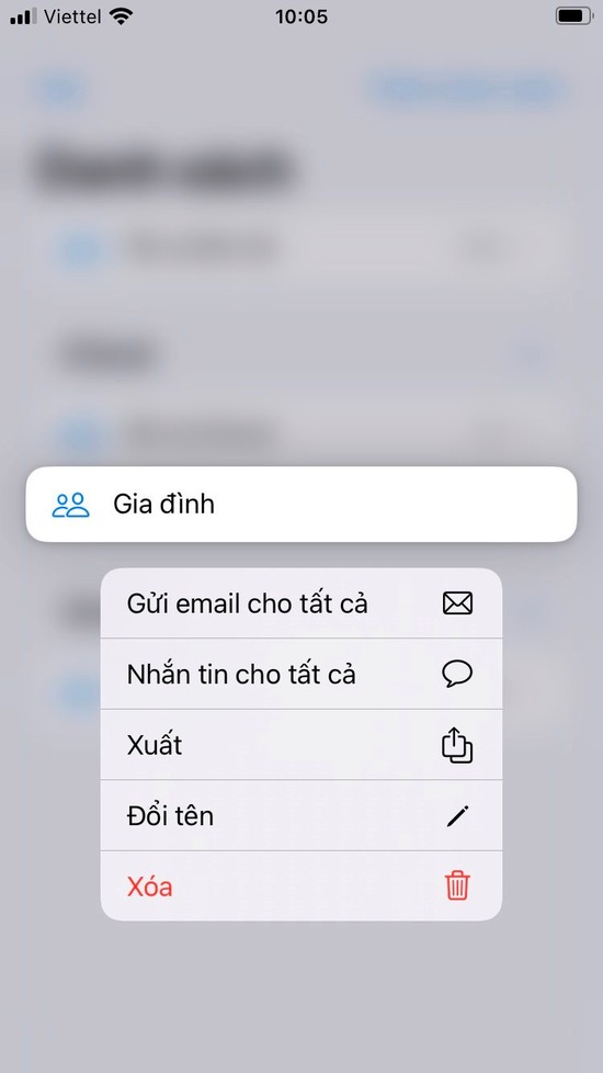 Hướng dẫn chia nhóm danh bạ iPhone cho nhà báo