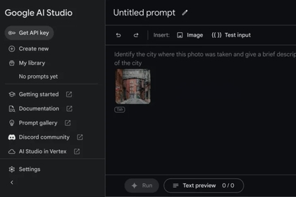Google AI Studio - công cụ tuyệt vời trong kỷ nguyên AI
