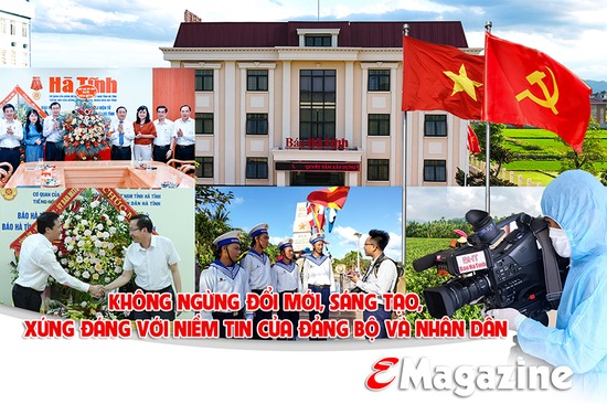Báo Hà Tĩnh không ngừng đổi mới, sáng tạo, xứng đáng với niềm tin của Đảng bộ và Nhân dân tỉnh nhà